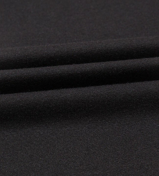 Black Colorblock Edge Drop Shoulder Tshirt and Skort 2 pc set - DENIM & ONYX