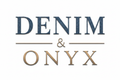 DENIM & ONYX Logo on White Background