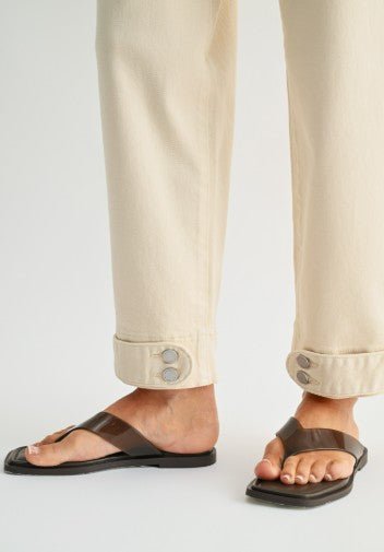Double Button Hem Barrel - DENIM & ONYX
