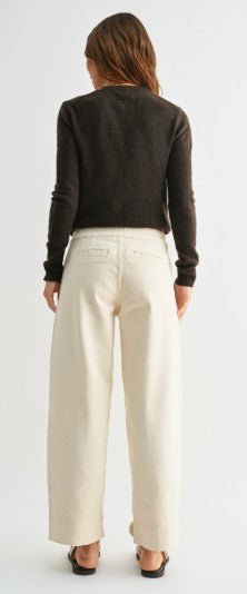Double Button Hem Barrel - DENIM & ONYX