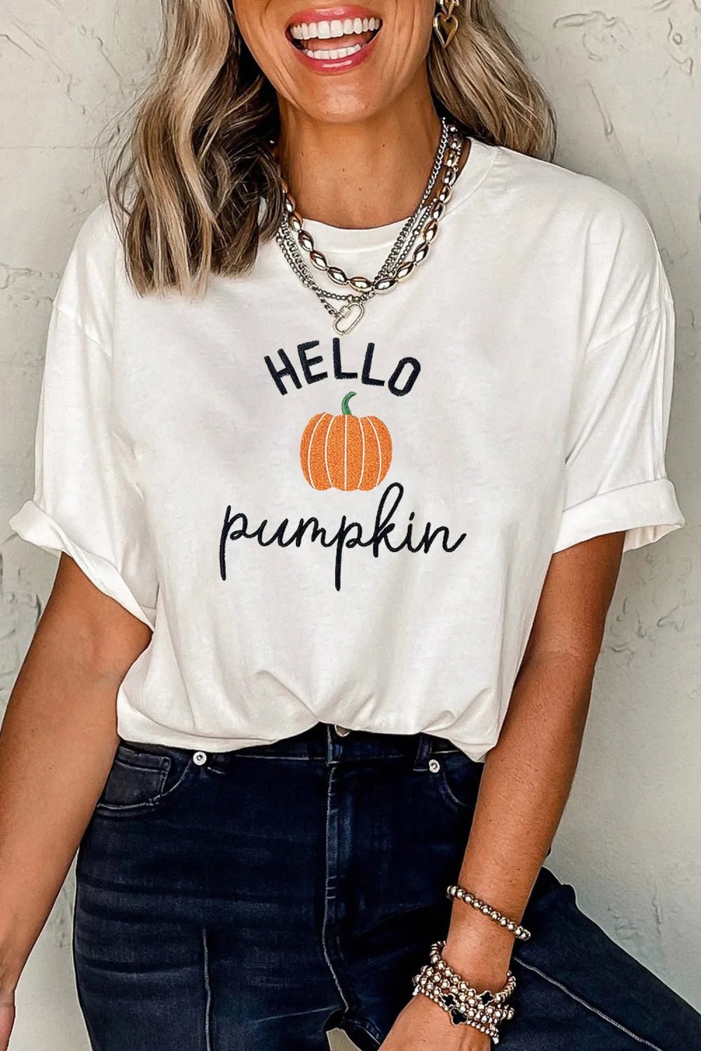 Pumpkin T-shirt - DENIM & ONYX