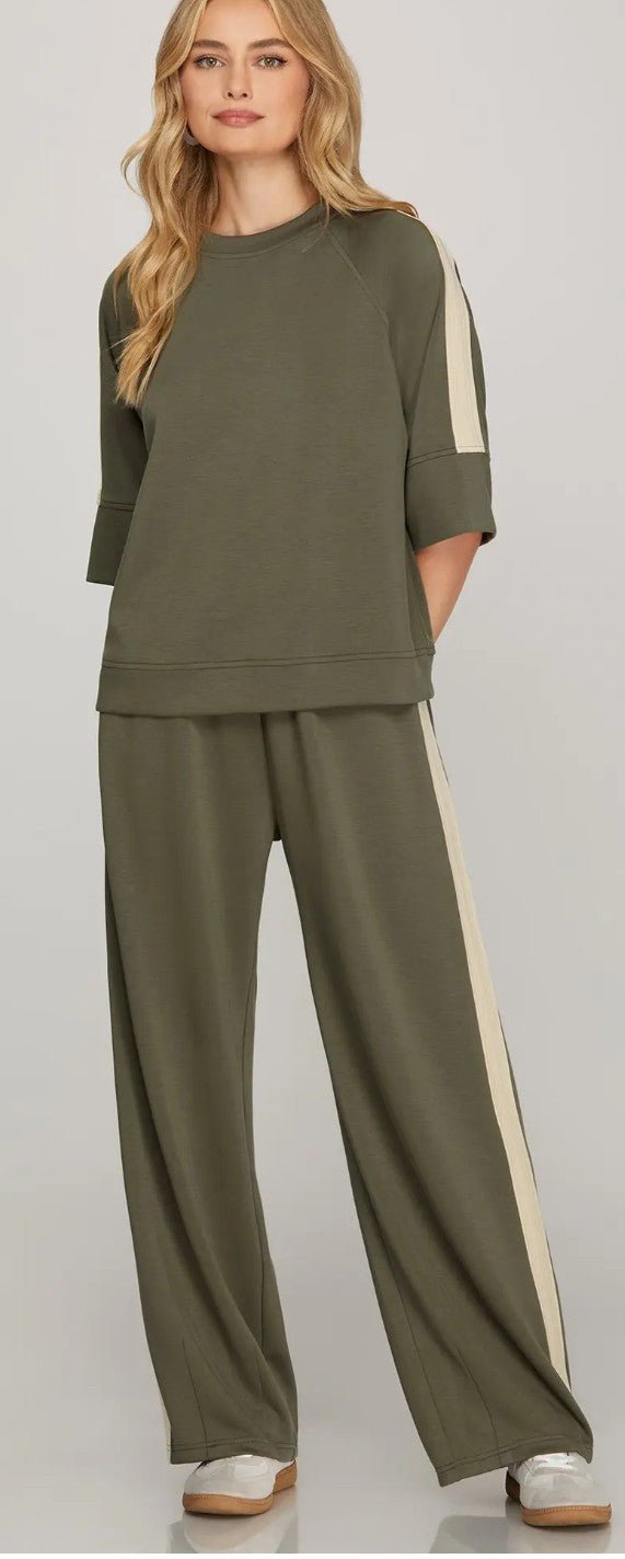 Scuba Lounge Set - DENIM & ONYX