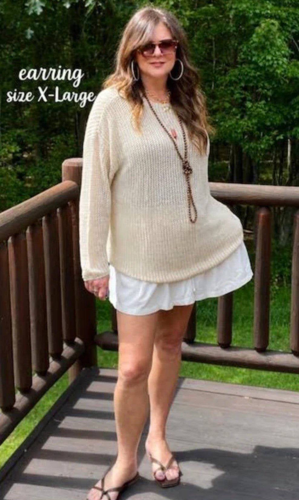 Smoke Gray Crochet Hollow-Out Jumper Top Sweater - DENIM & ONYX